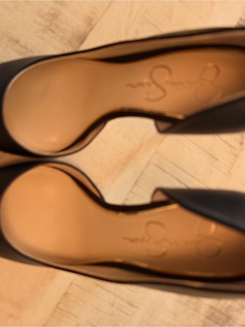 Jessica Simpson Black D'Orsay Pointed Stiletto Pumps - Picture 4 of 5